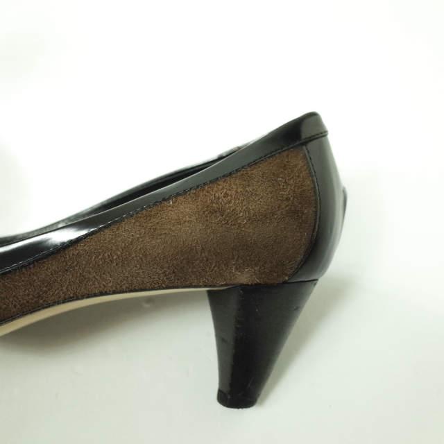 PELLICO ペリーコ イタリア製 スエードストラップヒールパンプス 36.5(23.5cm) ブラウン/ブラック シューズ g7470 |  | 06