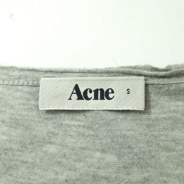 ACNE アクネ トルコ製 BUTTERFLY TEN テンセルUネックカットソー S グレー 半袖 Tシャツ トップス g7473 |  | 02