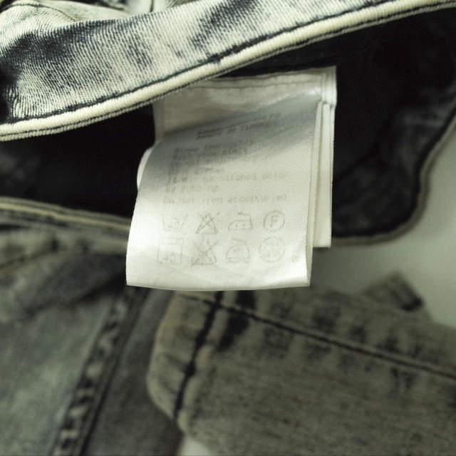 ACNE アクネ トルコ製 KEX BLACK SNOW ケミカルウォッシュスキニーデニムパンツ 27 グレー ジーンズ ジップフライ ボトムス g7481 |  | 09