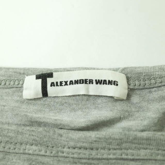 T by ALEXANDER WANG ティーバイアレキサンダーワン レーヨンボートネックポケットカットソー XS グレー 半袖 Tシャツ トップス g7498 |  | 02