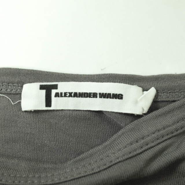 T by ALEXANDER WANG ティーバイアレキサンダーワン レーヨンボートネックポケットカットソー XS グレー 半袖 Tシャツ トップス g7499 |  | 02