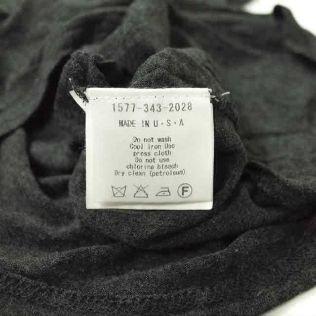 T by ALEXANDER WANG ティーバイアレキサンダーワン アメリカ製 レーヨンクルーネックポケットカットソー XS ダークグレー Tシャツ g7500 |  | 06