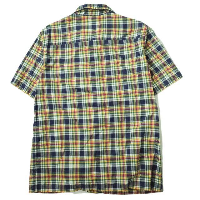 SLEEPY JONES スリーピージョーンズ ポーランド製 マドラスチェックパジャマシャツ M マルチカラー 半袖 パイピング トップス g7576 |  | 01