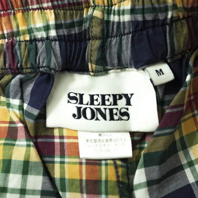 SLEEPY JONES スリーピージョーンズ ポーランド製 マドラスチェックパジャマショーツ M マルチカラー ショートパンツ イージー g7577 |  | 05