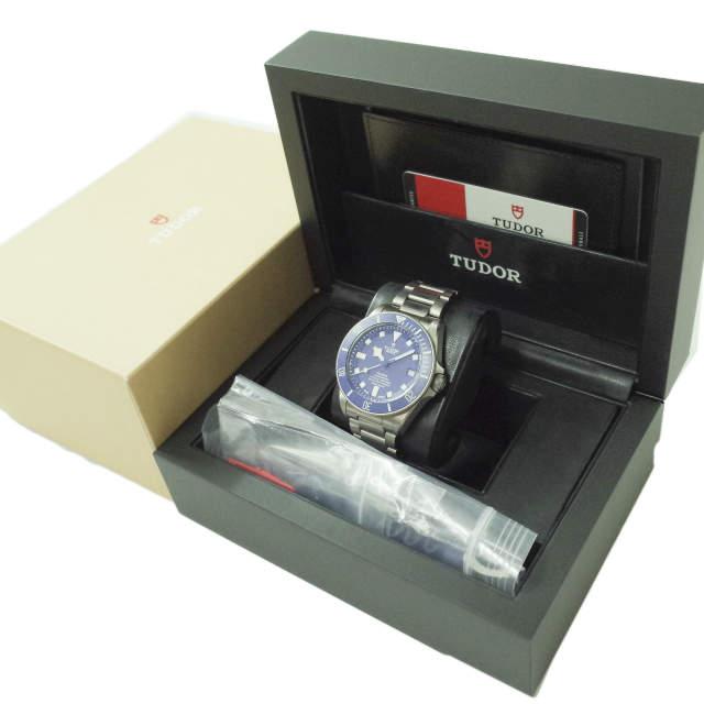 TUDOR チューダー チュードル Pelagos ペラゴス 25600TB 自動巻き ブルーダイアル ブルー文字盤 ウォッチ 腕時計 付属品完備 g7588 |  | 02