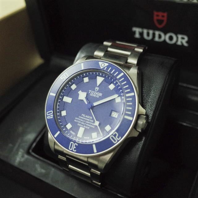 TUDOR チューダー チュードル Pelagos ペラゴス 25600TB 自動巻き ブルーダイアル ブルー文字盤 ウォッチ 腕時計 付属品完備 g7588 |  | 04