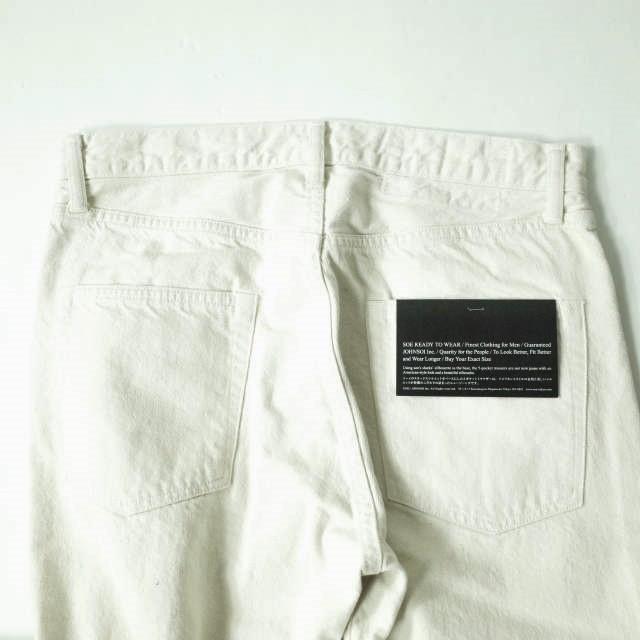 新品 soe ソーイ 22SS CLASHED SELVEDGE JEANS DIRECTED BY Yusuke Yatsuhashi クラッシュジーンズ 1221-60-206 1 OFF WHITE デニム g7649 |  | 06