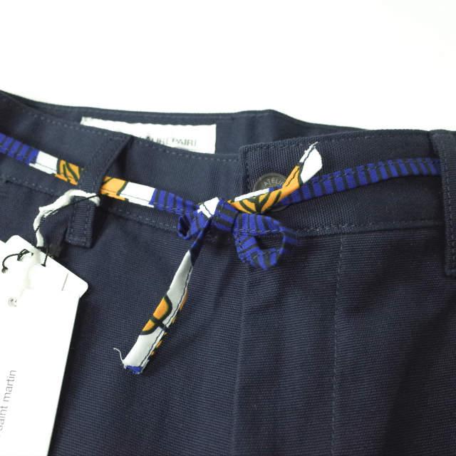 新品 ATELIER BEAUREPAIRE アトリエブールペール 20SS JOSEPH PANT CANVAS キャンバステーパードパンツ 420-0130051 28 NAVY g7653 |  | 03