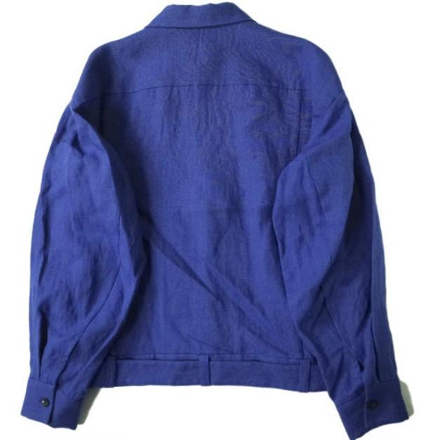 新品 ETHOSENS エトセンス 20SS 日本製 RIDERS LINEN SHIRT ライダース 