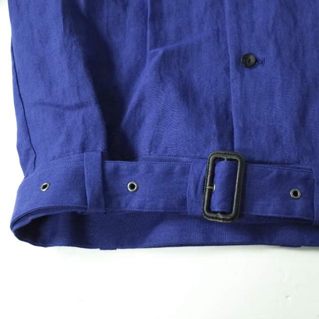 新品 ETHOSENS エトセンス 20SS 日本製 RIDERS LINEN SHIRT ライダース 