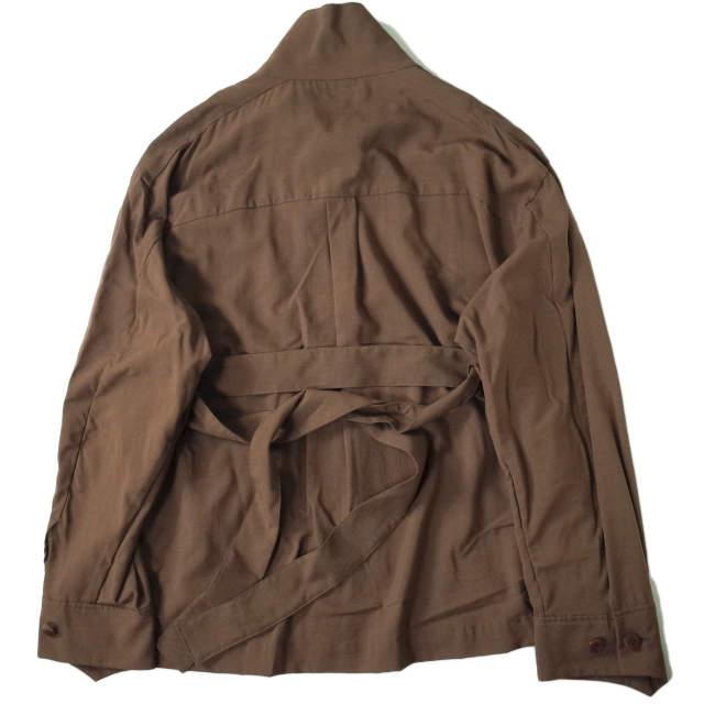 新品 UNDECORATED アンデコレイテッド 21SS 日本製 WOOL CUPRA VOILE M-65 JACKET ミリタリーシャツジャケット UDS21205 2 BROWN g7665 |  | 01