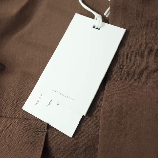 新品 UNDECORATED アンデコレイテッド 21SS 日本製 WOOL CUPRA VOILE M-65 JACKET ミリタリーシャツジャケット UDS21205 2 BROWN g7665 |  | 02