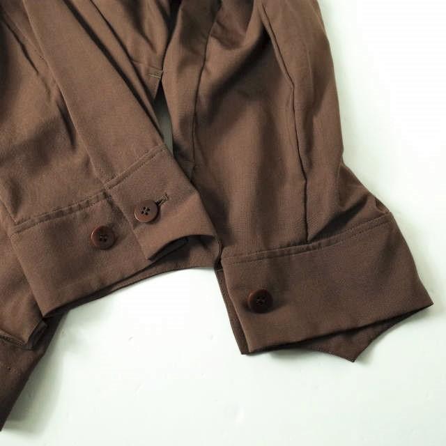 新品 UNDECORATED アンデコレイテッド 21SS 日本製 WOOL CUPRA VOILE M-65 JACKET ミリタリーシャツジャケット UDS21205 2 BROWN g7665 |  | 05