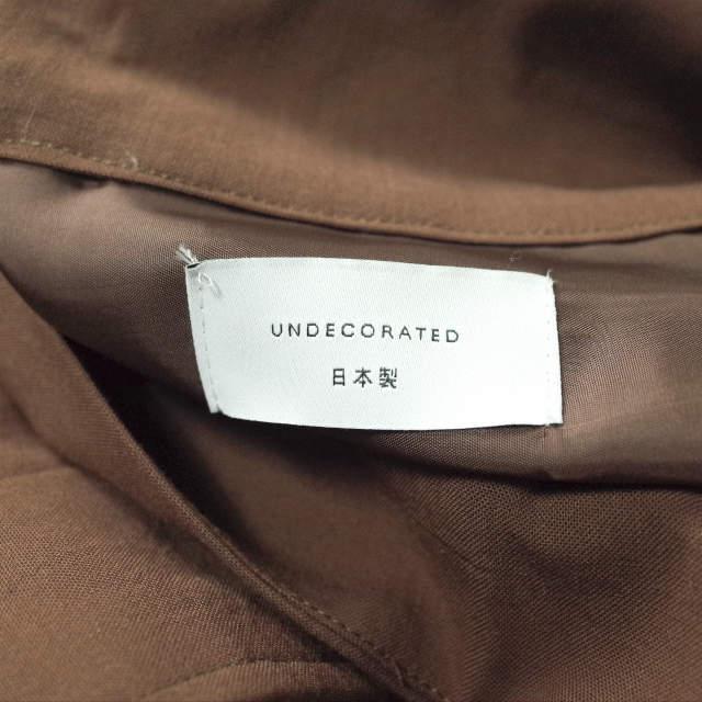 新品 UNDECORATED アンデコレイテッド 21SS 日本製 WOOL CUPRA VOILE M-65 JACKET ミリタリーシャツジャケット UDS21205 2 BROWN g7665 |  | 06