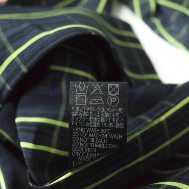 新品 LIBERUM リベルム 20SS HYBLID OP SHIRT チェック＆レオパード ハイブリッドオープンカラーシャツ 2020SS-SH07 2 NAVY 開襟 g7682 |  | 07