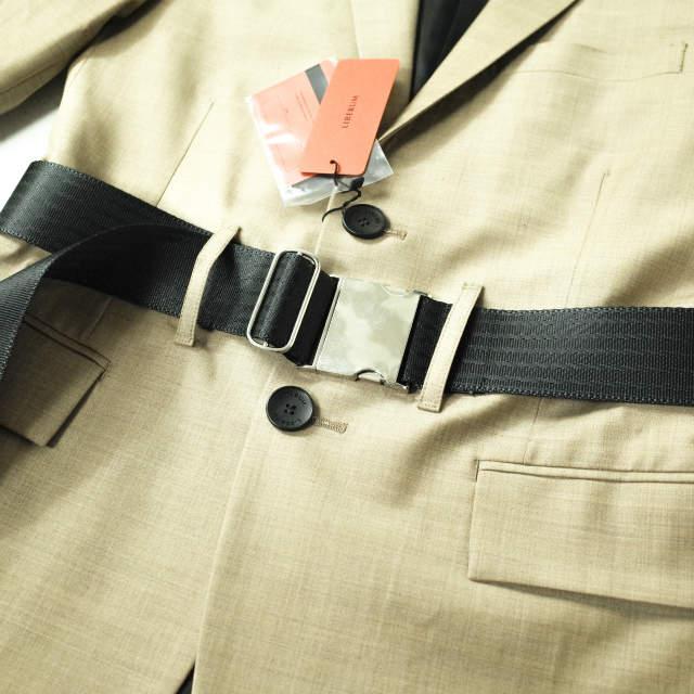 新品 LIBERUM リベルム 20AW 日本製 BELTED TAILORED JACKET ベルテッドテーラードジャケット 2020AW-JK02 1 BEIGE アウター g7683 |  | 05