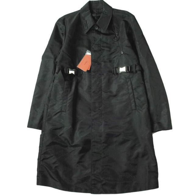 新品 LIBERUM リベルム 20AW 日本製 NYLON SOUTIEN COLLAR COAT ナイロン ステンカラーコート 2020AW-CO02 1 BLACK アウター g7684 | 