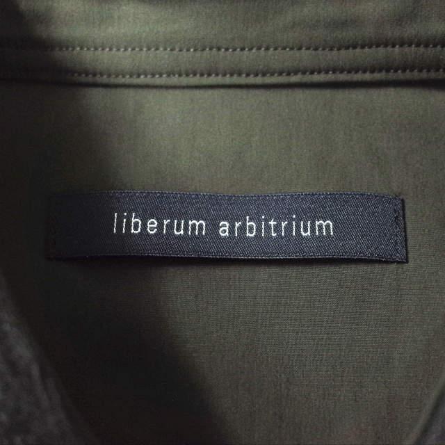 新品 Liberum Arbitrium リベルム アルビトリウム 日本製 グリッチボーダーシャツ 2017FW-SH01 2 GRAY 長袖 比翼 トップス g7686 |  | 06