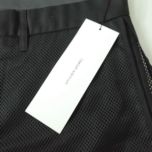 新品 Liberum Arbitrium リベルム アルビトリウム 日本製 メッシュレイヤードショートパンツ 2015SS-SPT05 44 BLACK ショーツ g7687 |  | 02
