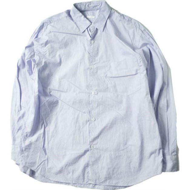 COMOLI コモリ 20AW 日本製 ポプリンシャツ S03-02003 1 SAX COMOLI コモリ 20AW 日本製 ポプリンシャツ S03-02003 1 SAX