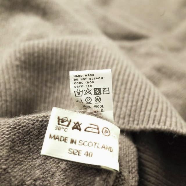 GLENMAC グレンマック G/LAMB CREW NECK KNIT スーパージーロンラムズウール クルーネックニット 40 モカ セーター プルオーバー g7722 |  | 06