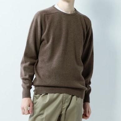 GLENMAC グレンマック G/LAMB CREW NECK KNIT スーパージーロンラムズウール クルーネックニット 40 モカ セーター プルオーバー g7722 |  | 07