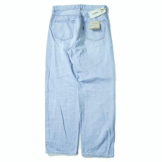 ヤエカ　デニムパンツ30 新品 YAECA ヤエカ 日本製 DENIM PANTS WIDE STRAIGHT ワイド