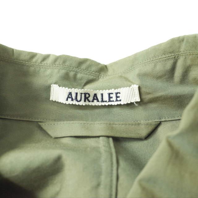 AURALEE オーラリー FINX CHAMBRAY BIG SOUTIEN COLLAR COAT