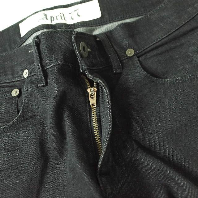 April77 エイプリルセブンティセブン JOEY COLORDRIVE BLACK スキニーデニムパンツ 29 ブラック ジーンズ ジップフライ ボトムス g7747 |  | 03