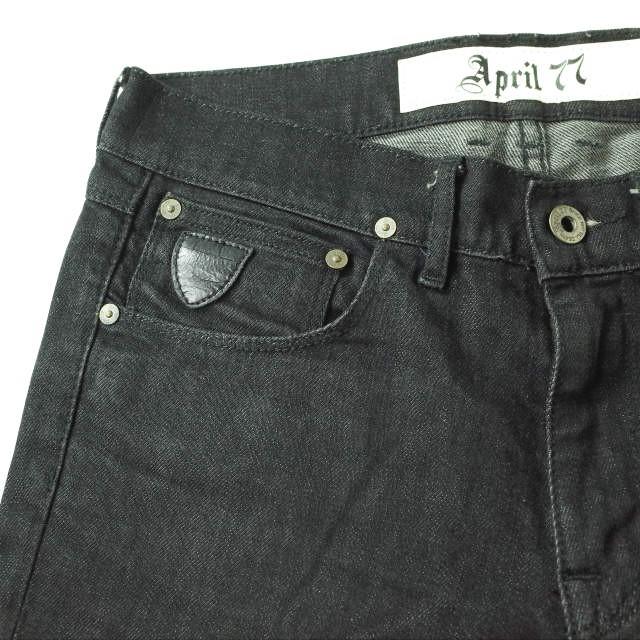 April77 エイプリルセブンティセブン JOEY COLORDRIVE BLACK スキニーデニムパンツ 29 ブラック ジーンズ ジップフライ ボトムス g7747 |  | 04