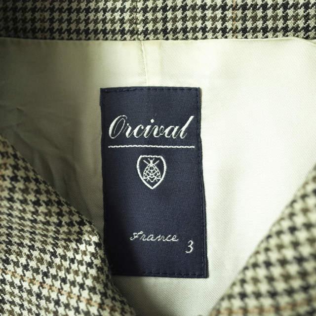 ORCIVAL オーチバル オーシバル グレンプレイドステンカラー ORCIVAL オーチバル オーシバル グレンプレイドステンカラー