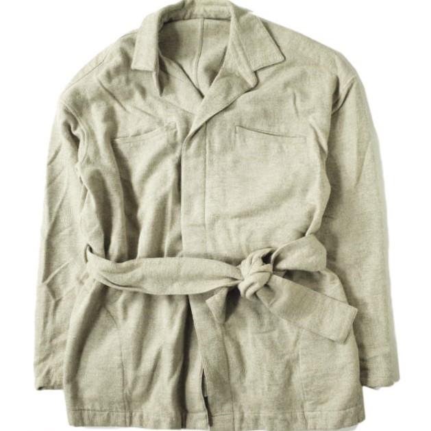 GALERIE VIE ギャルリーヴィー 日本製 ウールシルク サファリジャケット 23-01-74-01101 36 Beige トゥモローランド アウター g7848 | 
