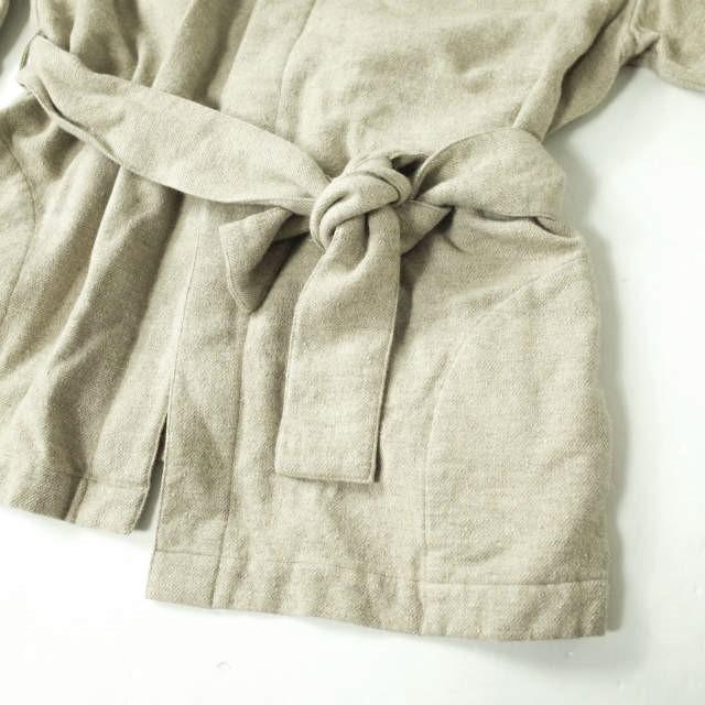 GALERIE VIE ギャルリーヴィー 日本製 ウールシルク サファリジャケット 23-01-74-01101 36 Beige トゥモローランド アウター g7848 |  | 03