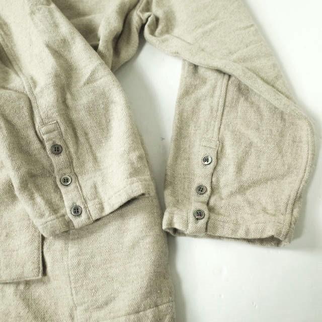 GALERIE VIE ギャルリーヴィー 日本製 ウールシルク サファリジャケット 23-01-74-01101 36 Beige トゥモローランド アウター g7848 |  | 04