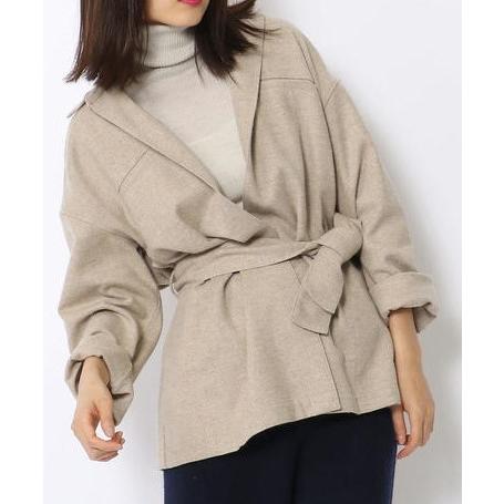 GALERIE VIE ギャルリーヴィー 日本製 ウールシルク サファリジャケット 23-01-74-01101 36 Beige トゥモローランド アウター g7848 |  | 07