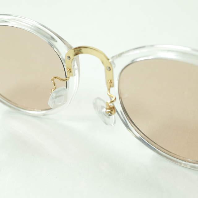 ADAM ET ROPE アダムエロペ クリアフレーム ボストンサングラス クリア/ベージュ 眼鏡 メガネ g7859 |  | 04