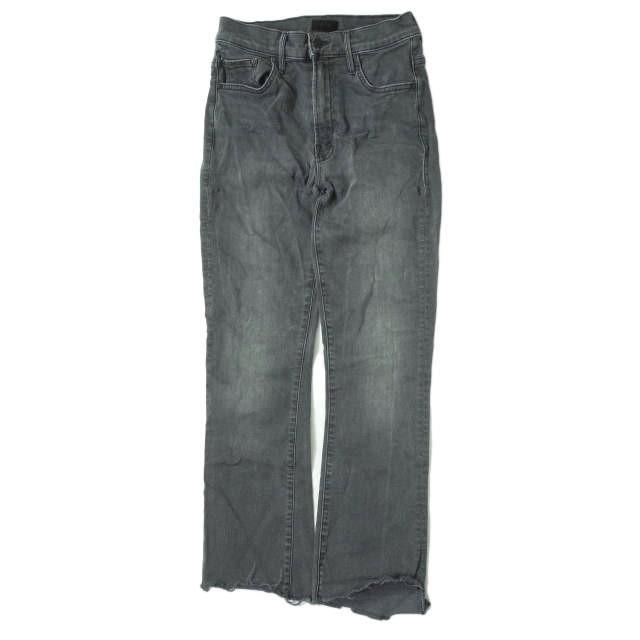 MOTHER マザー 20AW アメリカ製 INSIDER CROP STEP FRAY 1157-180 LUL クロップドレイヤーカットデニムパンツ 3210600334 24 ウォッシュドグレー スキニー ジーンズ ボトムス【中古】【MOTHER】 MOTHER マザー 20AW INSIDER CROP STEP FRAY 1157-180 LUL クロップド