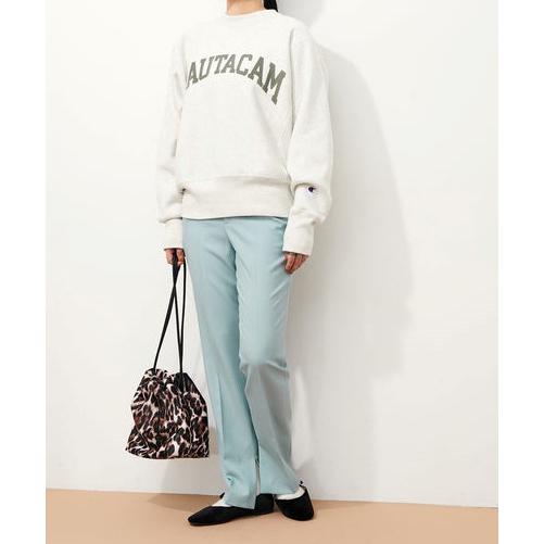 ADAM ET ROPE アダムエロペ 21AW 日本製 インサイドスリットスラックス GAS21200 34 サックス パンツ イージー フレア ボトムス g7928 |  | 08