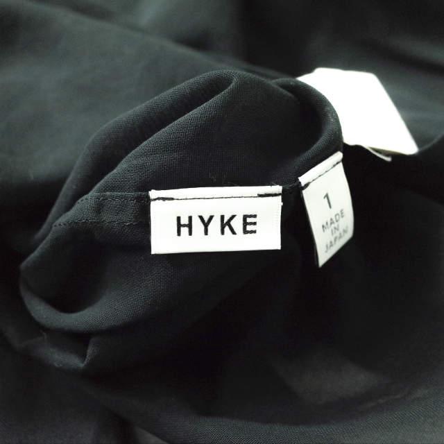 HYKE ハイク 19SS 日本製 COTTON VOILE SHIRT コットンボイルシャツ 191-15090 008 1 ブラック シアー シースルー 2WAY トップス g7958 |  | 05