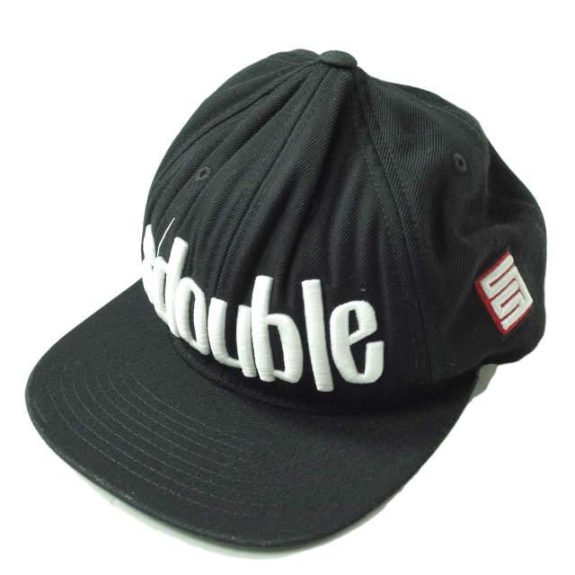 S/DOUBLE エスダブル MARKER BALLCAP ロゴ刺繍 6パネルキャップ Free ブラック ベースボールキャップ YUPOONG 帽子 g7985 | 