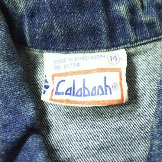 CALABASH 古着 デニムジャケット 14 Indigo Gジャン アウター g8027 |  | 02