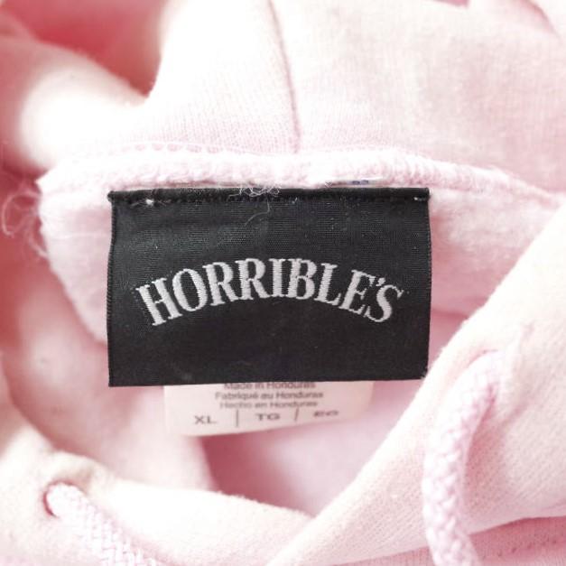 HORRIBLE'S ホリブルズ Logo Embroidery HOODED SWEAT SHIRT ロゴ刺繍 スウェットプルオーバーパーカー XL ピンク トップス g8030 |  | 02