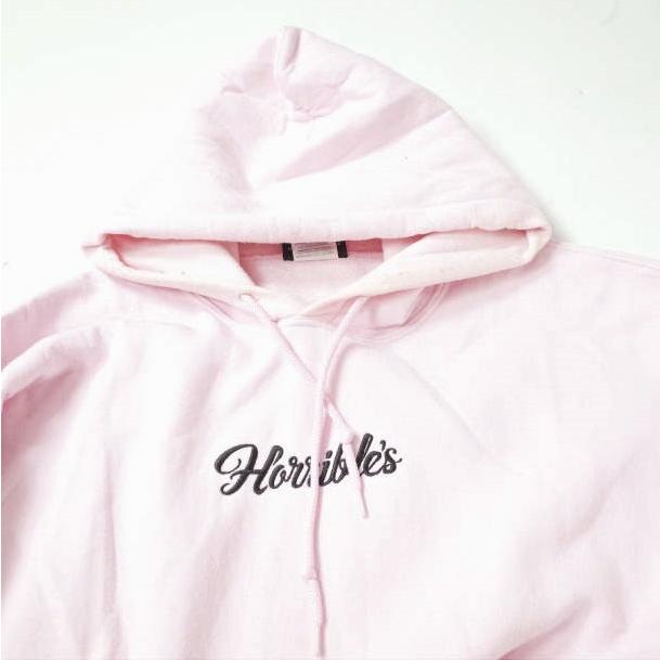 HORRIBLE'S ホリブルズ Logo Embroidery HOODED SWEAT SHIRT ロゴ刺繍 スウェットプルオーバーパーカー XL ピンク トップス g8030 |  | 03