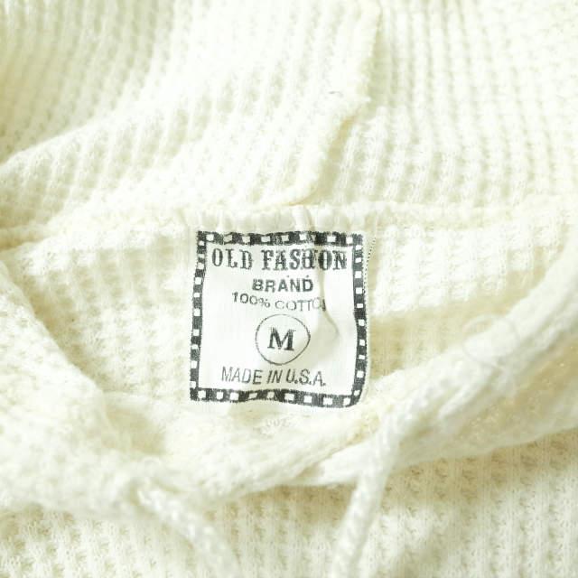 OLD FASHION BRAND オールドファッション アメリカ製 90s ワッフルプルオーバーパーカー M ナチュラル サーマル MADE IN USA g8053 |  | 02