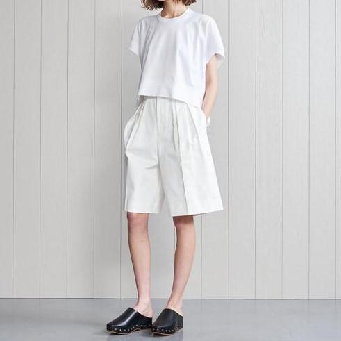 H〉CLEAR COTTON SHORT PULLOVER | chicshabu.com