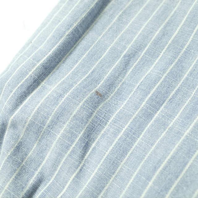 RRL ダブルアールエル バンドカラーストライプシャツワンピース 2 ブルー Double RL イカムネ ドレス プルオーバー トップス g8079 |  | 05