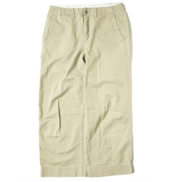 POLO RALPH LAUREN ポロ・ラルフローレン BOY CROP CHINO クロップドチノパンツ 0 ベージュ ボトムス g8086 | 