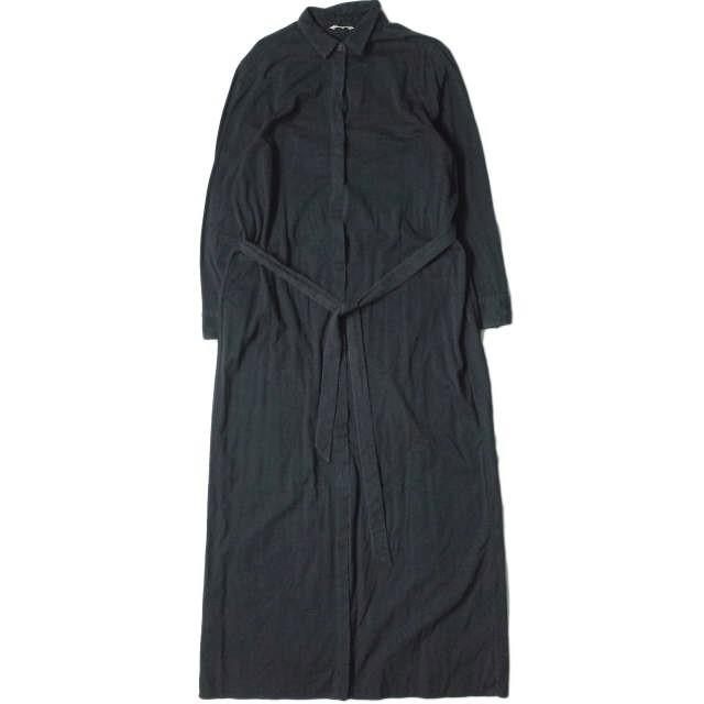AURALEE オーラリー HIGH GAUGE DOUBLE CLOTH LONG SHIRTS DRESS  