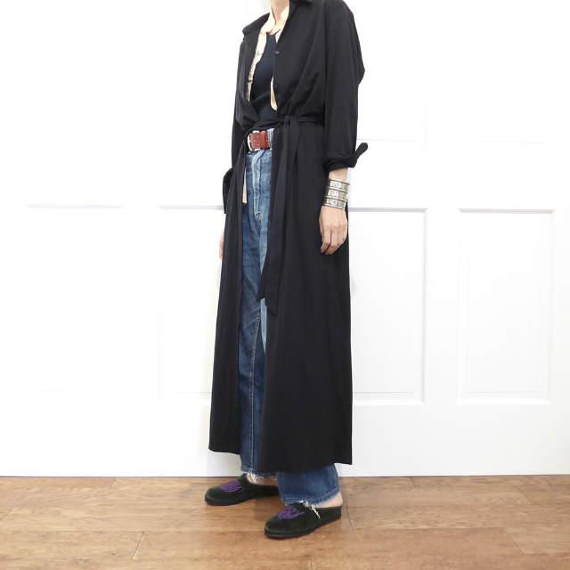 AURALEE オーラリー HIGH GAUGE DOUBLE CLOTH LONG SHIRTS DRESS