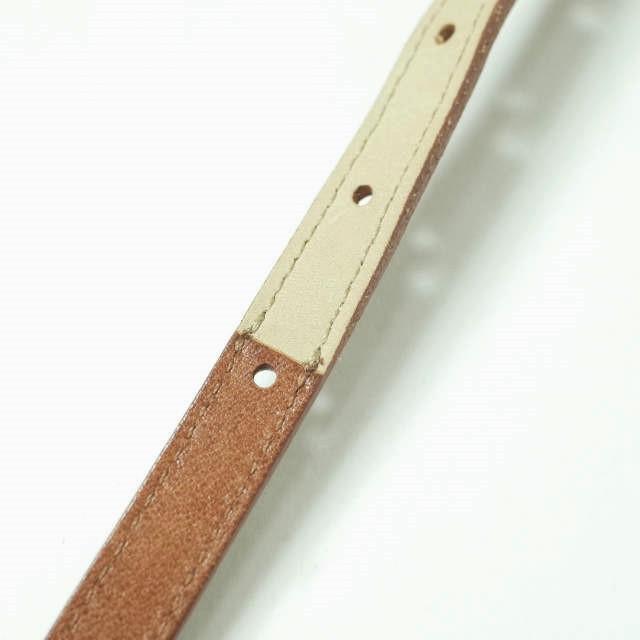 POLO RALPH LAUREN ポロ・ラルフローレン 2連 レザーナローベルト S ブラウン g8100 |  | 04